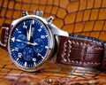 Bespoke Watch Strap in Chocolate Brown Crocodile