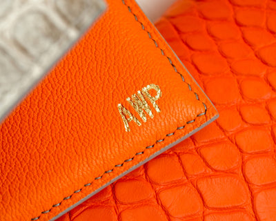 Bespoke Bifold Wallet in Natural Himalayan Crocodile