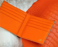 Bespoke Bifold Wallet in Natural Himalayan Crocodile