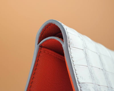 Bespoke Bifold Wallet in Natural Himalayan Crocodile