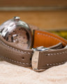 Bespoke Watch Strap in Taupe Chèvre
