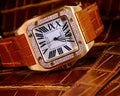Bespoke Watch Strap in Metallic Brown Alligator