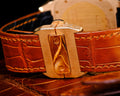 Bespoke Watch Strap in Metallic Brown Alligator