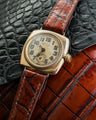 Bespoke Watch Strap in 2 Tone Dark Brown Crocodile