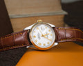 Bespoke Watch Strap in Chestnut Brown Crocodile