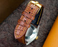 Bespoke Watch Strap in Chestnut Brown Crocodile