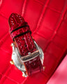 Bespoke Watch Strap in Blood Red Crocodile
