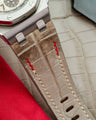Bespoke Watch Strap in Grey Himalayan Crocodile