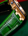 Bespoke Watch Strap in Pine Green Alligator