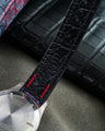 Bespoke Watch Strap in Multi-Purple Galaxy Crocodile