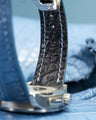 Bespoke Watch Strap in Baby Blue Himalayan Crocodile