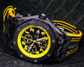 Bespoke Watch Strap in Black Crocodile