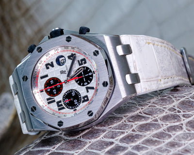 Bespoke Watch Strap in Natural Himalayan Crocodile