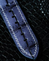 Bespoke Watch Strap in 2 Tone Grey Crocodile