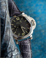 Bespoke Watch Strap in Ombre Dull Crocodile