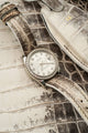 Bespoke Watch Strap in Natural Himalayan Crocodile