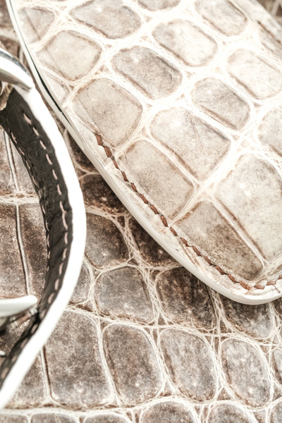 Bespoke Watch Strap in Natural Himalayan Crocodile