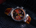 Bespoke Watch Strap in Chocolate Brown Crocodile