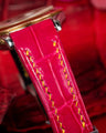 Bespoke Watch Strap in Fuchsia Pink Crocodile