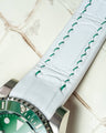 Bespoke Watch Strap in White Crocodile