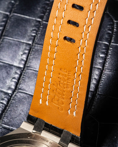 Bespoke Watch Strap in Jet Black Crocodile