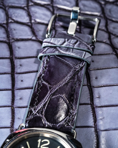 Bespoke Watch Strap in Ombre Dull Crocodile