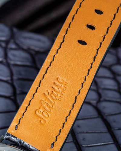 Bespoke Watch Strap in Ombre Dull Crocodile