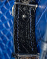 Bespoke Watch Strap In Navy Blue Chèvre