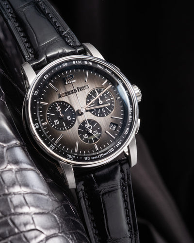 Bespoke Watch Strap in Jet Black Crocodile