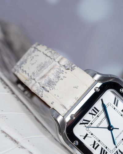 Bespoke Watch Strap in Natural Himalayan Crocodile