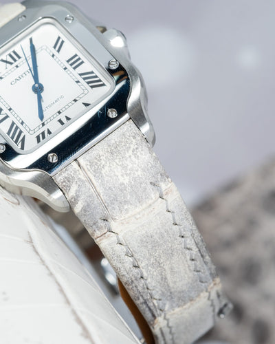 Bespoke Watch Strap in Natural Himalayan Crocodile