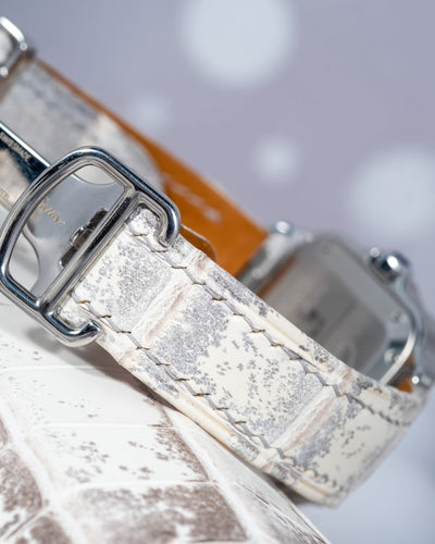 Bespoke Watch Strap in Natural Himalayan Crocodile