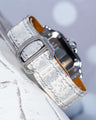 Bespoke Watch Strap in Natural Himalayan Crocodile