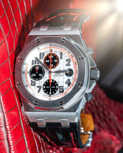 Bespoke Watch Strap in Jet Black Crocodile