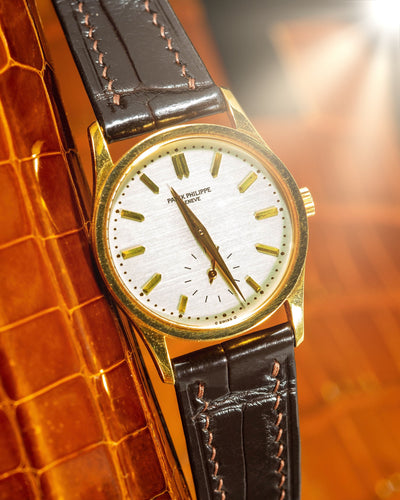 Bespoke Watch Strap in Chocolate Brown Crocodile