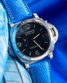 Bespoke Watch Strap in Royal Blue Chèvre