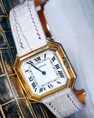 Bespoke Watch Strap in Natural Himalayan Crocodile