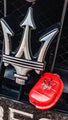 Bespoke Key Fob Cover in Ferrari Red Crocodile