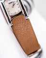Bespoke Watch Strap in Etoupe Chevre