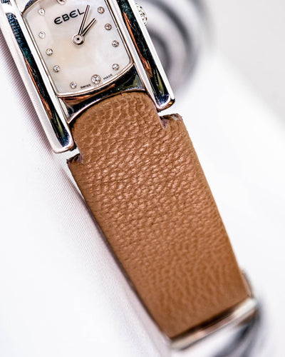 Bespoke Watch Strap in Etoupe Chevre