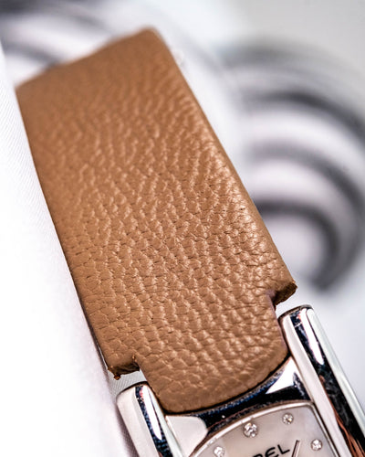 Bespoke Watch Strap in Etoupe Chevre