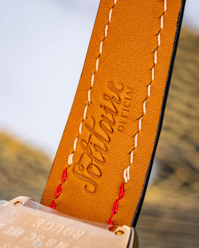 Bespoke Watch Strap in Black Crocodile