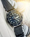 Bespoke Watch Strap in Navy Blue Crocodile