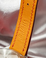 Bespoke Watch Strap in Ferrari Red Crocodile
