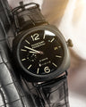 Bespoke Watch Strap in Jet Black Crocodile