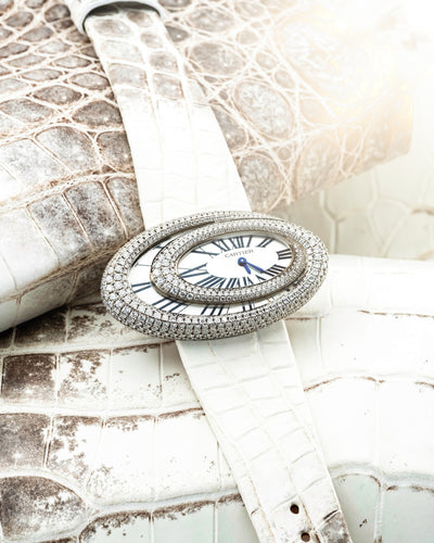 Bespoke Watch Strap in Natural Himalayan Crocodile