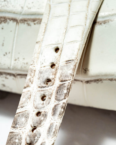 Bespoke Watch Strap in Natural Himalayan Crocodile