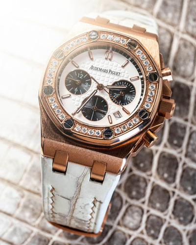 Bespoke Watch Strap in Natural Himalayan Crocodile