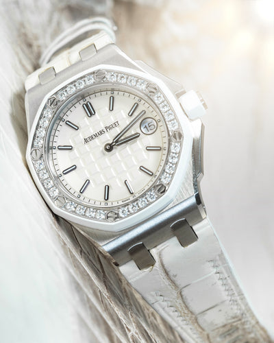 Bespoke Watch Strap in Natural Himalayan Crocodile