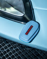 Bespoke Key Fob Cover in Baby Blue Nappa